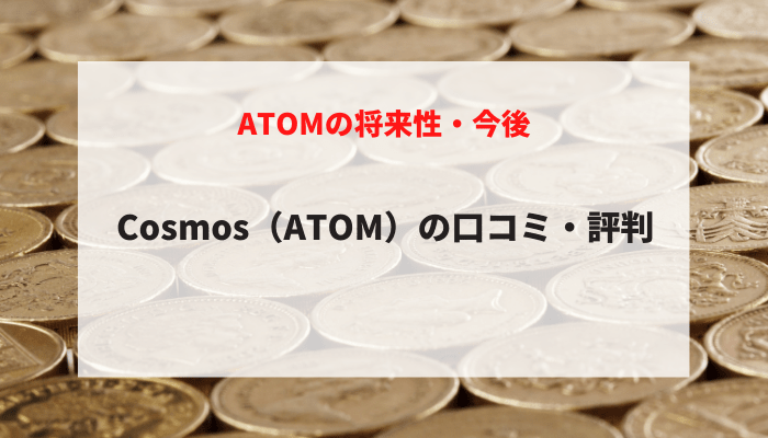 Cosmos（ATOM）の将来性・今後